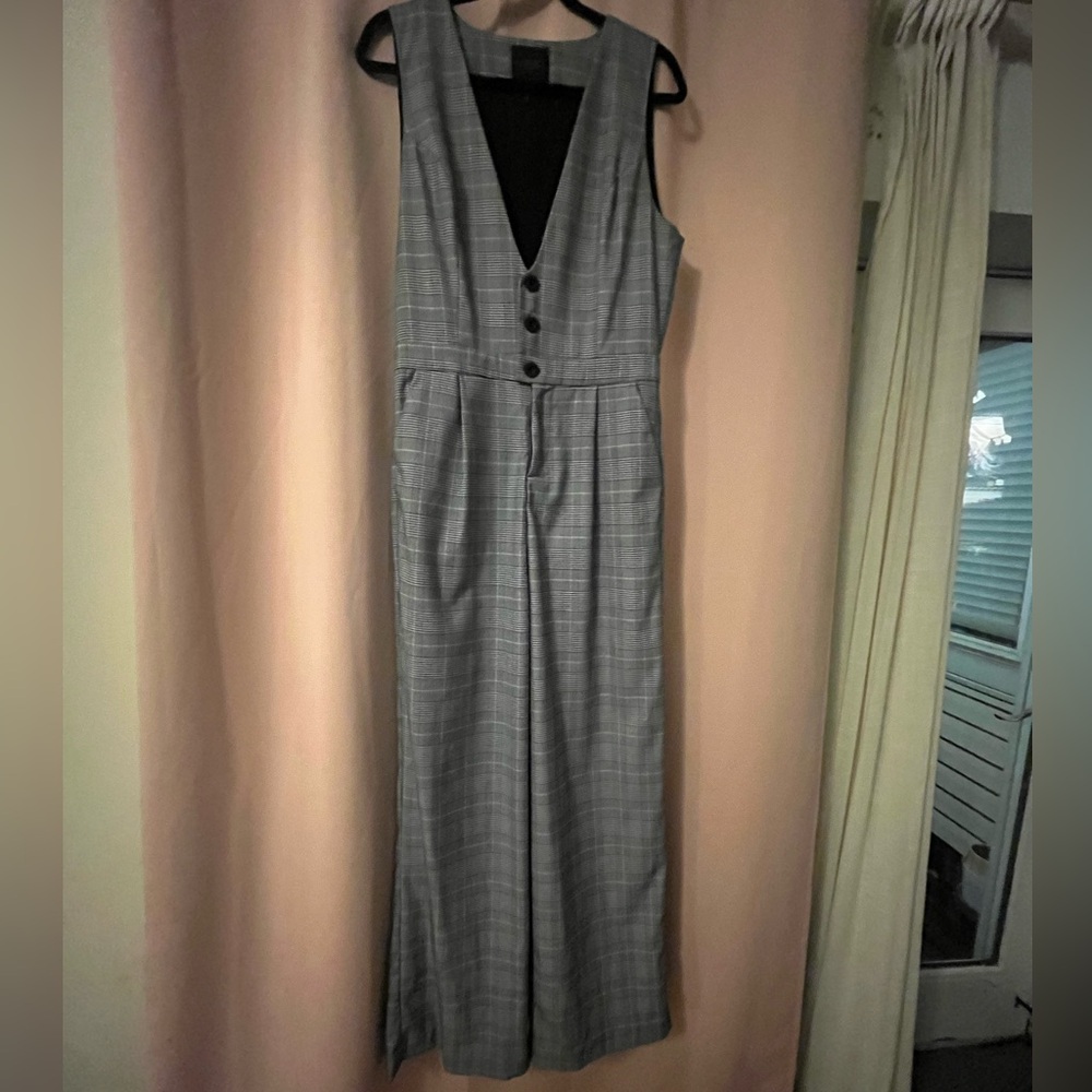 Plaid Bobi Black Jumpsuit